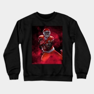 Tyreek Hill Kansas City Sports Art Crewneck Sweatshirt